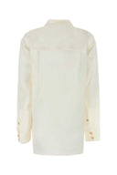 Khaite White Organza Shirt