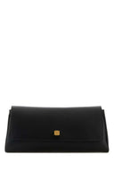 Khaite Black Leather Audrey Clutch