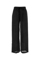 The Rose Ibiza Black Silk Palazzo Pant