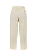 Pt Torino Ivory Twill Emma Pant