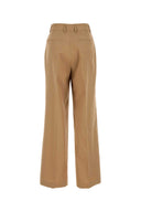 Pt Torino Camel Lyocell Blend Palazzo Pant