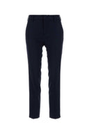 Pt Torino Navy Blueストレッチビスコースパンツ