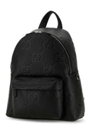 Gucci Schwarzer Jumbo Gg Leder Gg Rucksack