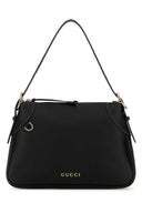 Gucci zwart lederen medium Gg embleem schoudertas