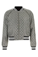 Gucci upiększona Tweed Bomber Jacket