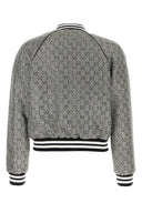 Gucci upiększona Tweed Bomber Jacket