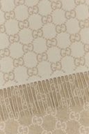 Gucci Embroidered Cashmere Reversible Scarf