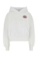 Sudadera de algodón blanco de Gucci