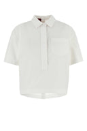 Camisa de poplín blanca de Gucci