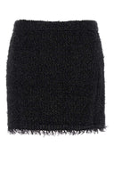Gucci Black Viscose Blend Mini Skirt