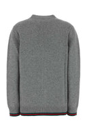 Gucci Gray Wool Blend Cardigan
