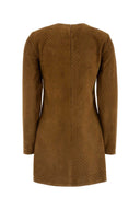 Gucci Brown Suede Dress