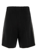 Gucci Black Boucle Bermuda Shorts