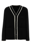 Gucci Black Wool Blend Cardigan