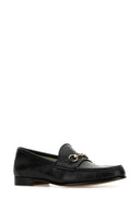 Gucci Black Leather Loafers