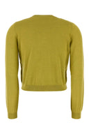 Gucci Pistachio Green Stretch Cashmere Blend Cardigan