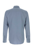 구찌 파우더 블루 스트레치 양모 셔츠