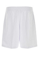 Gucci Embroidered Nylon Blend Bermuda Shorts