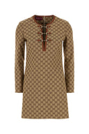 Gucci Gg Supreme Fabric Mini Dress