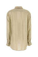 Stella Mc Cartney Khaki Silk Shirt
