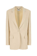 Stella Mc Cartney Ivory Viscose Blend Blazer