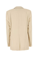 Stella Mc Cartney Ivory Viscose Blend Blazer