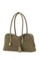 Stella Mc Cartney Dove Grey Suede Alter Mat Ryder Shoulder Bag