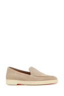 Santoni Sand Suede Yalta Loafers
