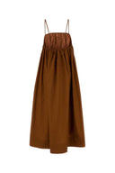 Soeur Brick Cotton Arielle Dress