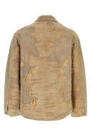 Chaqueta diesel beige algodón d ivar