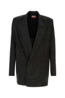 Diesel Black Stretch Acetate J Pekka Blazer