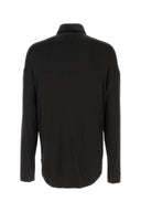 Diesel Black Stretch Acetate S Frederic Shirt