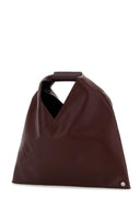 Mm6 Maison Margiela Burgundy Synthetic Leather Japanese Handbag