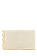 Jw Anderson Ivory Crochet Clutch