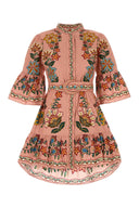 Farm Rio Printed Poplin Mini Dress