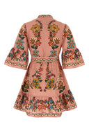 Farm Rio Printed Poplin Mini Dress