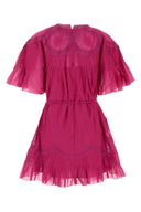 Farm Rio Fuchsia Minikleid aus Baumwolle