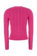 Polo Ralph Lauren Fuchsia Cotton Cardigan