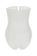 Eres White Stretch Nylon Cassiopee Swimsuit