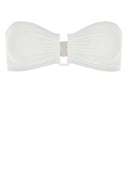Eres White Stretch Nylon Show Bikini Top