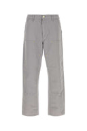 Carhartt Wip Grey Cotton Double Knee Pant