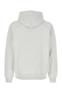 Carhartt Wip Melange Light Grey Cotton Blend Hooded Chase Sweat