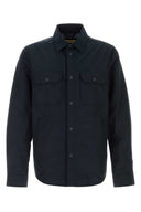 Woolrich Navy Blue Cotton Blend Shirt