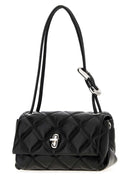 Marc Jacobs Black Leather The Quilted Mini Dual Shoulder Bag