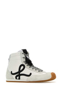 Loewe White Nylon And Suede Ballet Runner 2.0 Sneakers