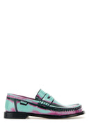Loewe Multicolor Leather Campo Loafers