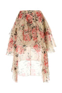 Loewe Printed Silk Skirt