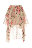 Loewe Printed Silk Skirt