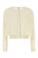 Loewe Cream Wool Cardigan