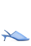 Loewe Cerulean Blue Mesh Petal Pumps